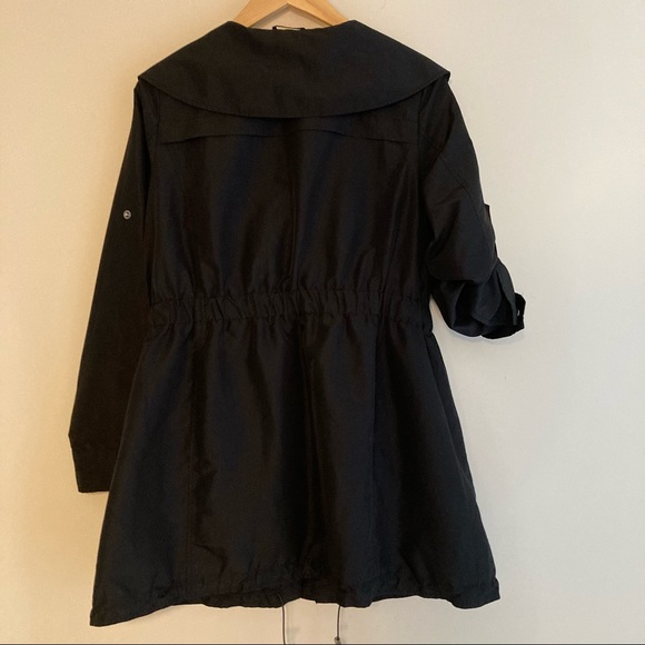 Mossimo Supply Co Black (Hoodless) Wind Rain Utility Jacket Large - Picture 5 of 9